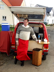 Chef der Cafeinsel